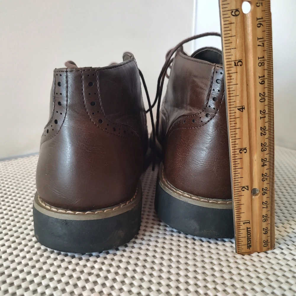 Alpine Swiss Men's Size 8 Brown Ankle Boots